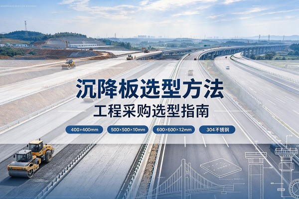 灵宝沉降板选择方法