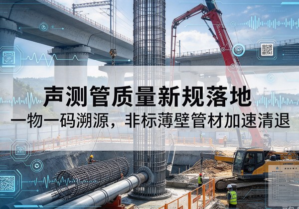 灵宝声测管质量新规落地，一物一码溯源，非标薄壁管材加速清退